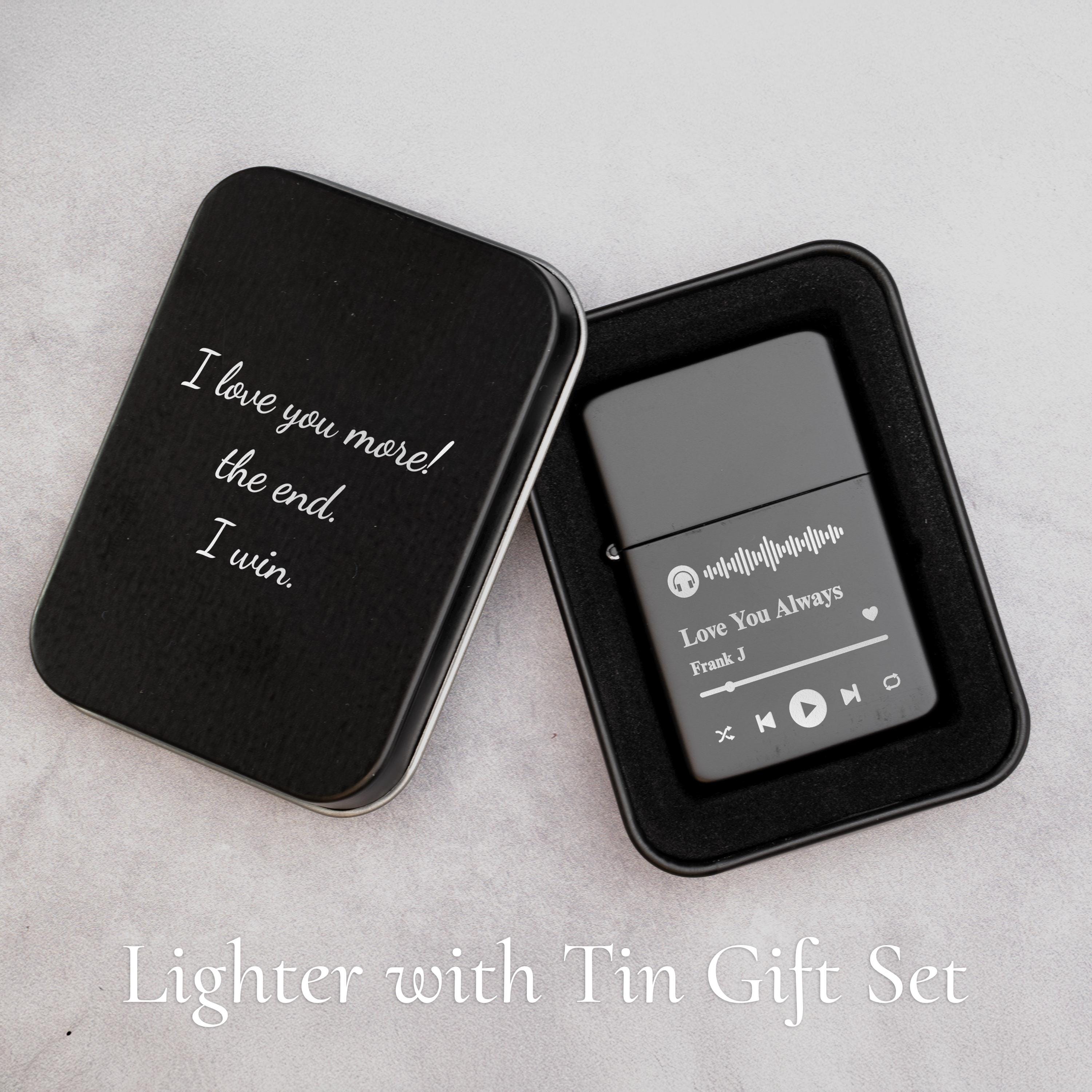 Lighter with Tin Set -Scannable Music Code