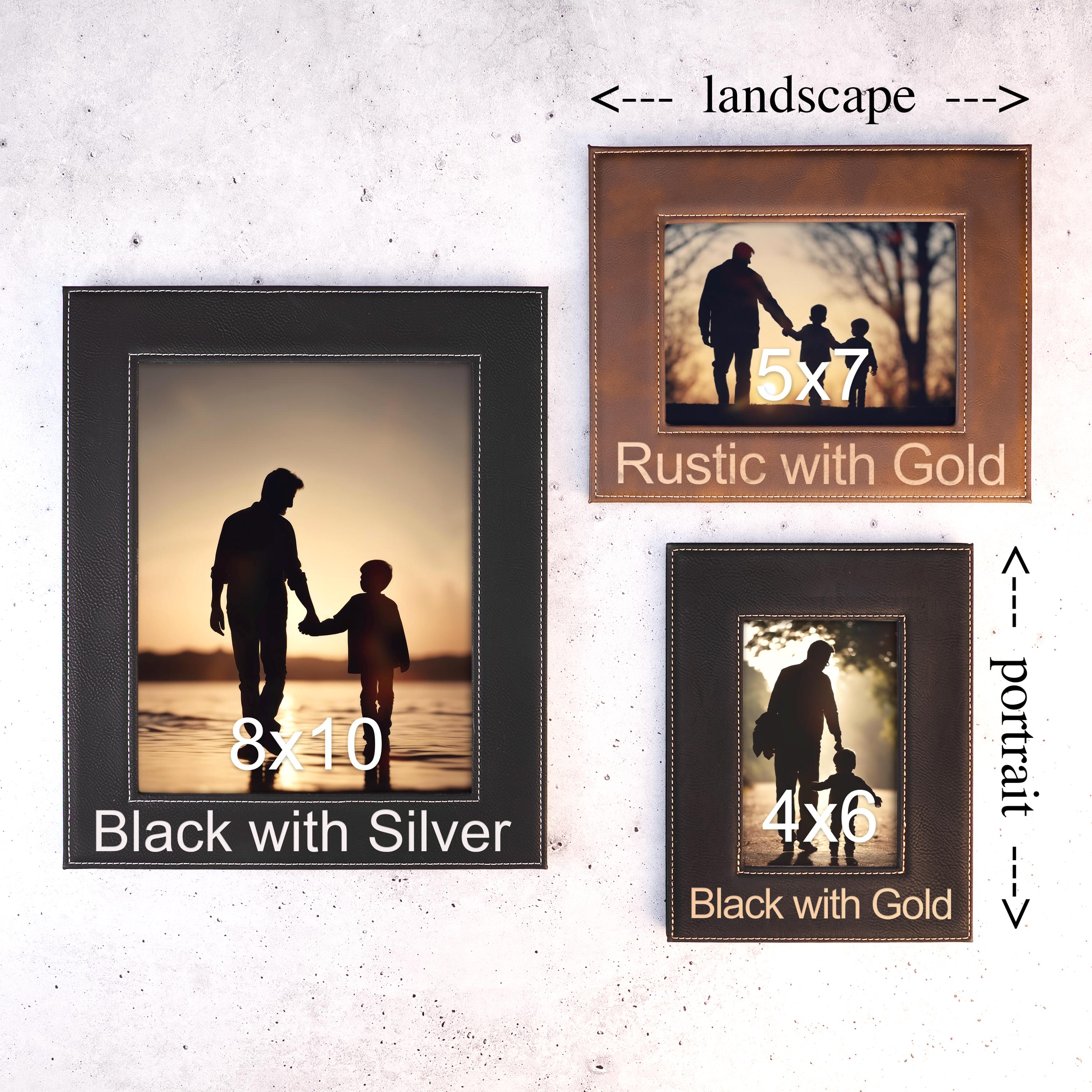 Vegan Leather Photo Frame